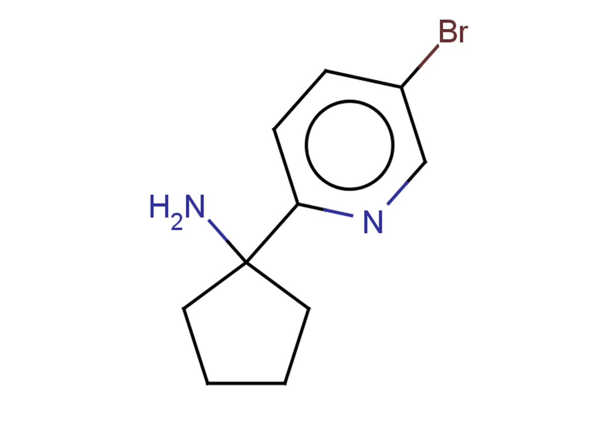 1-(5-bromopyridin-2-yl)cyclopentan-1-amine