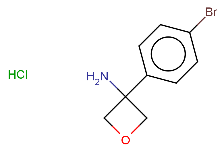 3-(4-bromophenyl)oxetan-3-amine hydrochloride
