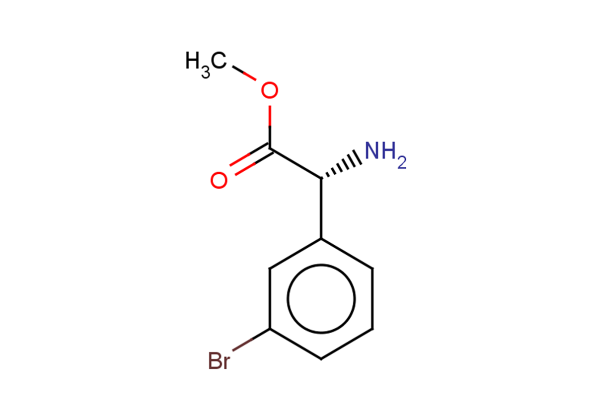 methyl (2R)-2-amino-2-(3-bromophenyl)acetate