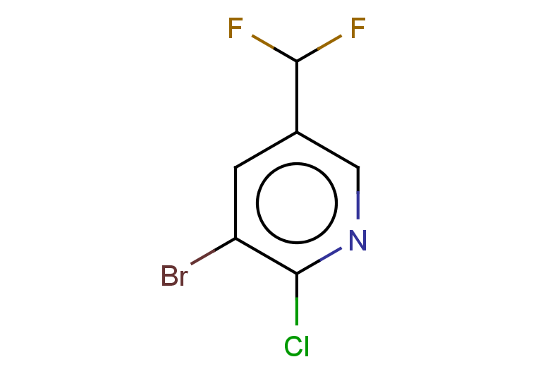 3-bromo-2-chloro-5-(difluoromethyl)pyridine