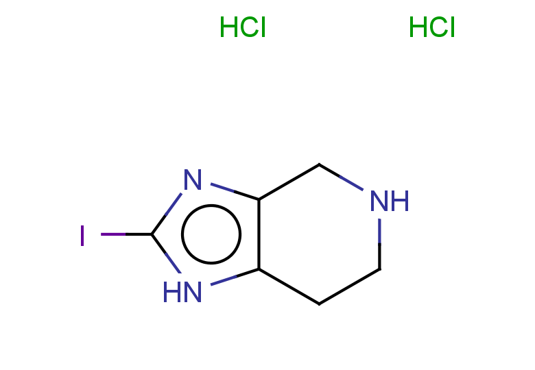 2-iodo-1H,4H,5H,6H,7H-imidazo[4,5-c]pyridine dihydrochloride
