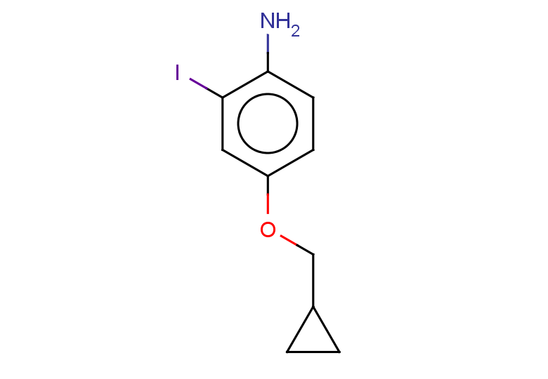 4-(cyclopropylmethoxy)-2-iodoaniline