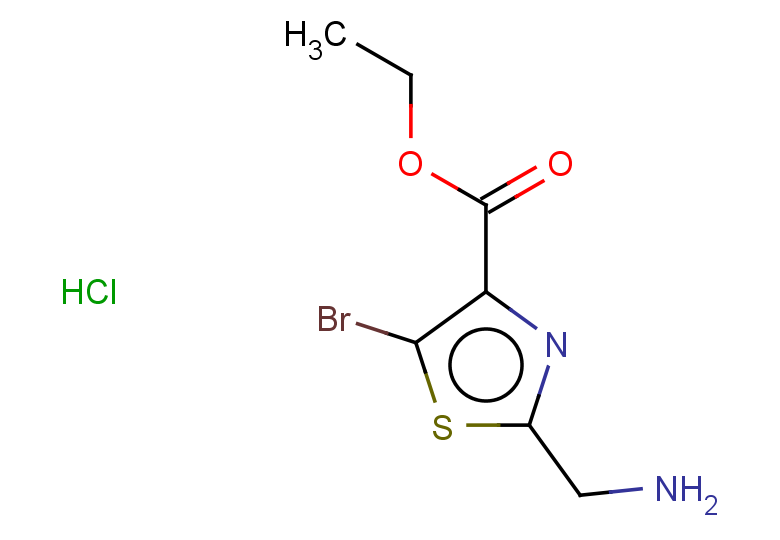 ethyl 2-(aminomethyl)-5-bromo-1,3-thiazole-4-carboxylate hydrochloride