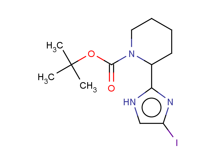 tert-butyl 2-(4-iodo-1H-imidazol-2-yl)piperidine-1-carboxylate