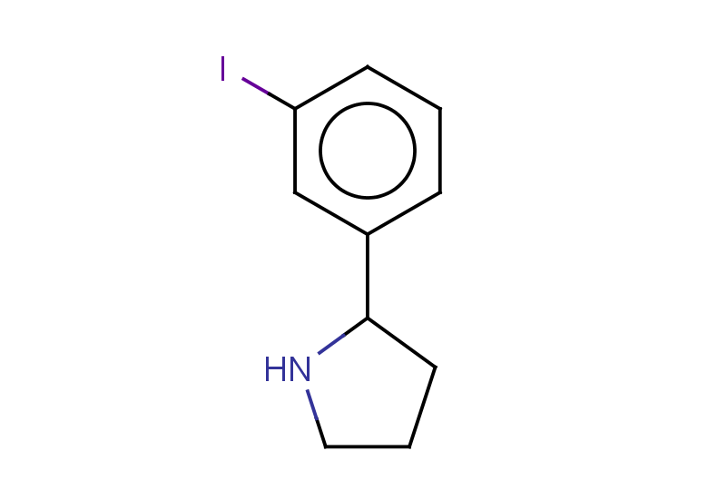 2-(3-iodophenyl)pyrrolidine