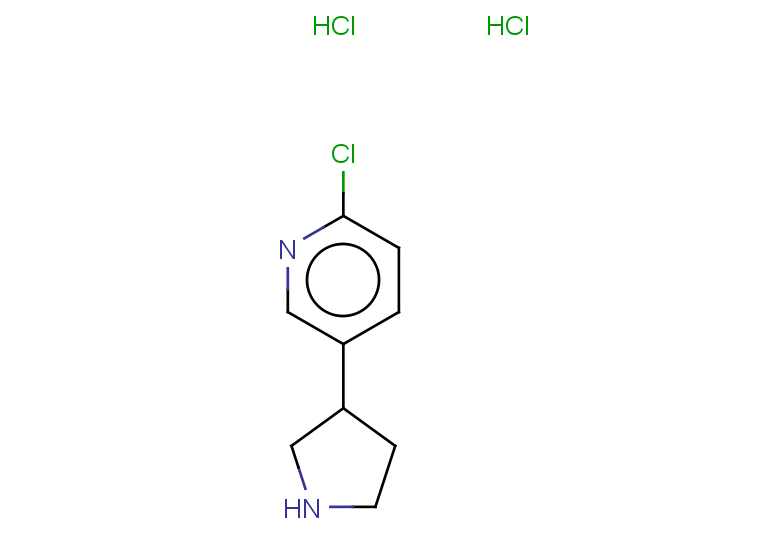 2-chloro-5-(pyrrolidin-3-yl)pyridine dihydrochloride