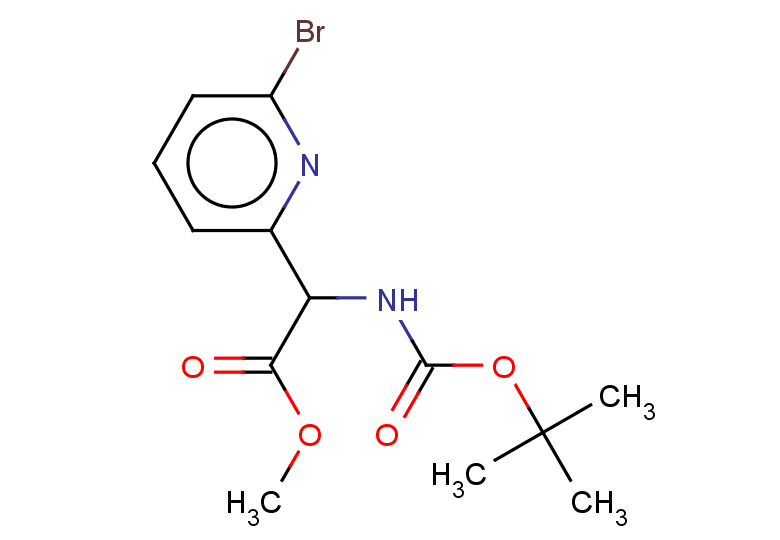 methyl 2-(6-bromopyridin-2-yl)-2-{[(tert-butoxy)carbonyl]amino}acetate