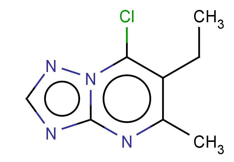 7-chloro-6-ethyl-5-methyl-[1,2,4]triazolo[1,5-a]pyrimidine