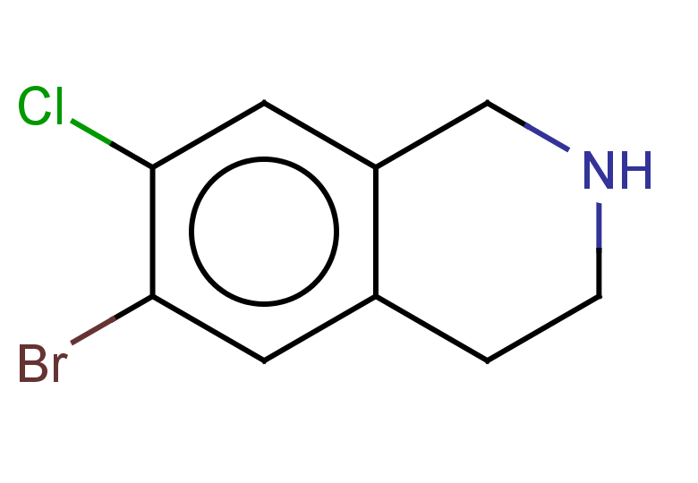6-bromo-7-chloro-1,2,3,4-tetrahydroisoquinoline
