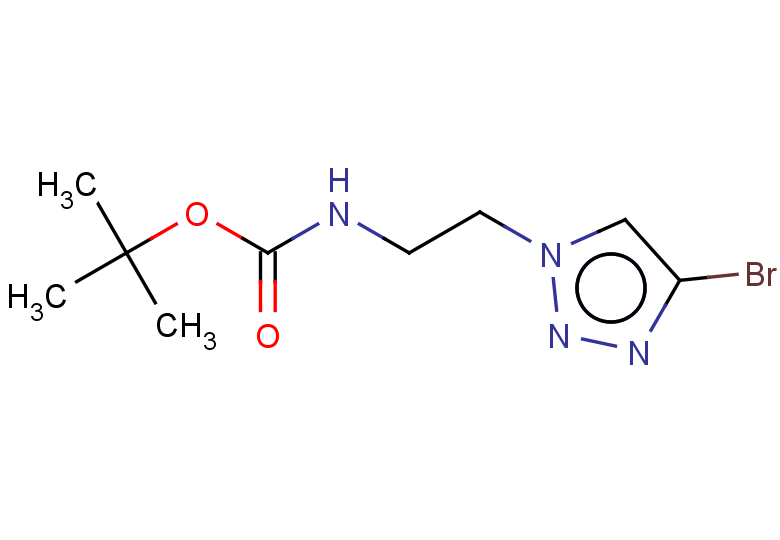 tert-butyl N-[2-(4-bromo-1H-1,2,3-triazol-1-yl)ethyl]carbamate