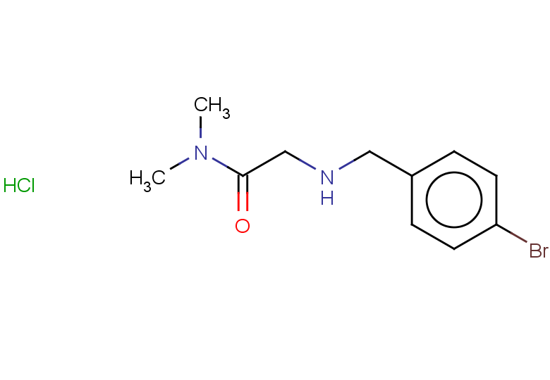 2-{[(4-bromophenyl)methyl]amino}-N,N-dimethylacetamide hydrochloride