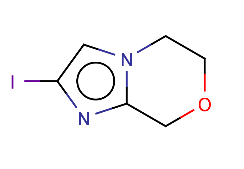 2-iodo-5H,6H,8H-imidazo[2,1-c][1,4]oxazine