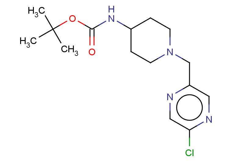 tert-butyl N-{1-[(5-chloropyrazin-2-yl)methyl]piperidin-4-yl}carbamate