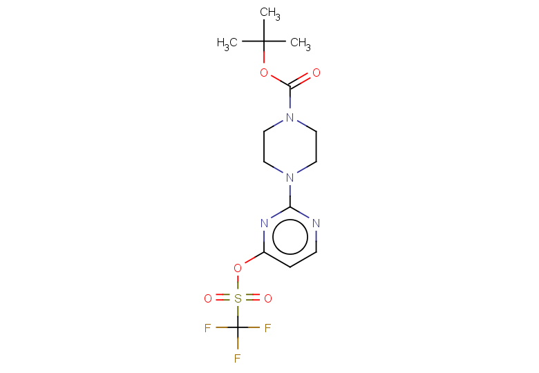 tert-butyl 4-[4-(trifluoromethanesulfonyloxy)pyrimidin-2-yl]piperazine-1-carboxylate