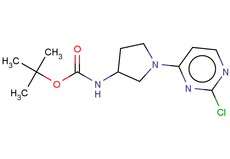 tert-butyl N-[1-(2-chloropyrimidin-4-yl)pyrrolidin-3-yl]carbamate