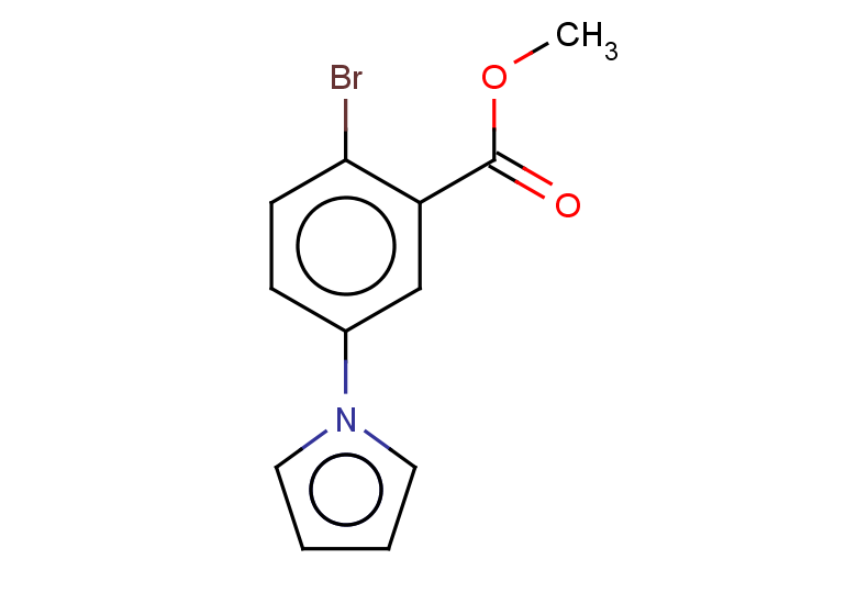 methyl 2-bromo-5-(1H-pyrrol-1-yl)benzoate