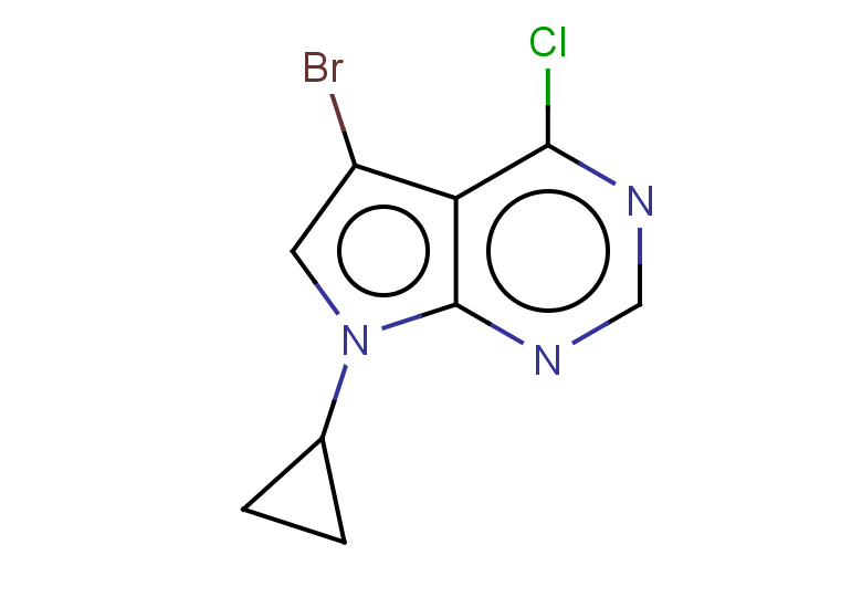 5-bromo-4-chloro-7-cyclopropyl-7H-pyrrolo[2,3-d]pyrimidine