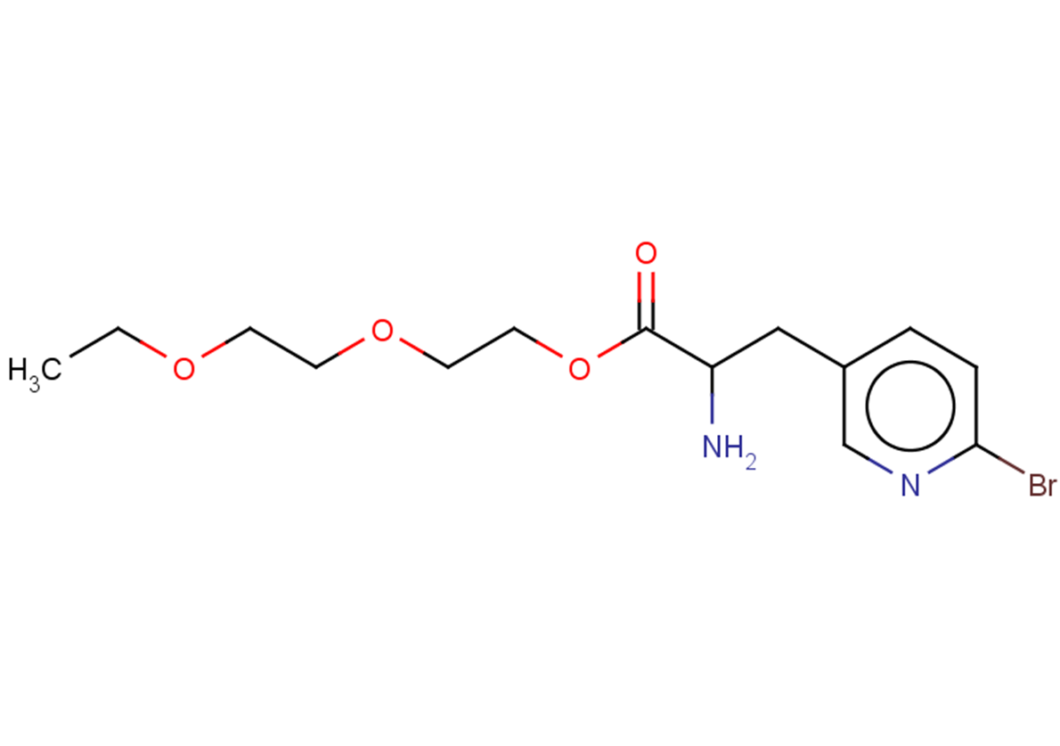2-(2-ethoxyethoxy)ethyl 2-amino-3-(6-bromopyridin-3-yl)propanoate