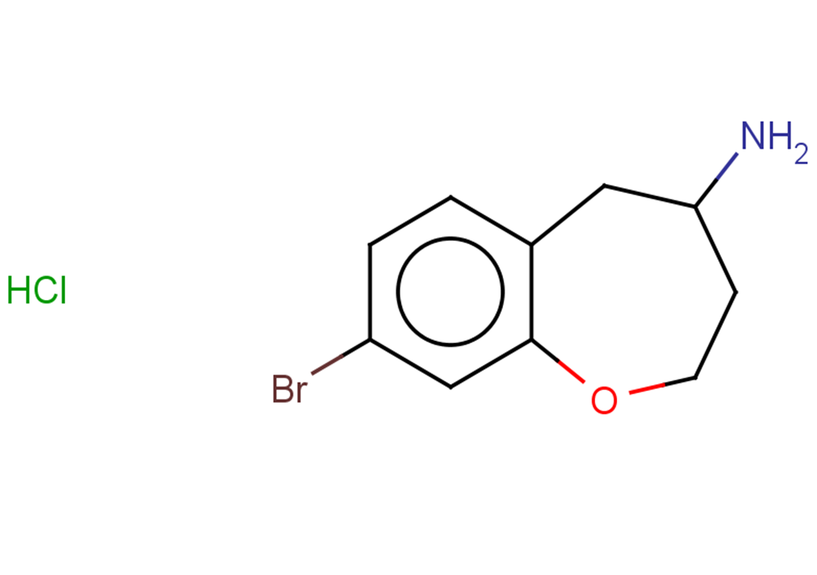 8-bromo-2,3,4,5-tetrahydro-1-benzoxepin-4-amine hydrochloride