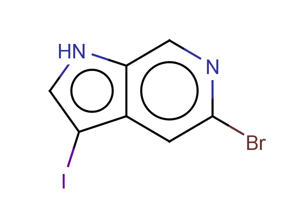 5-bromo-3-iodo-1H-pyrrolo[2,3-c]pyridine
