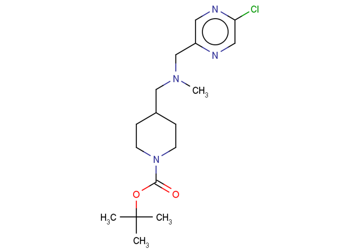 tert-butyl 4-({[(5-chloropyrazin-2-yl)methyl](methyl)amino}methyl)piperidine-1-carboxylate