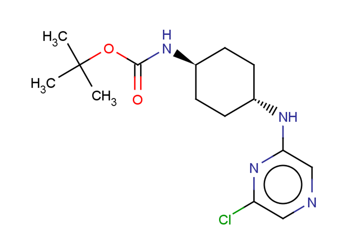 tert-butyl N-[(1r,4r)-4-[(6-chloropyrazin-2-yl)amino]cyclohexyl]carbamate, trans