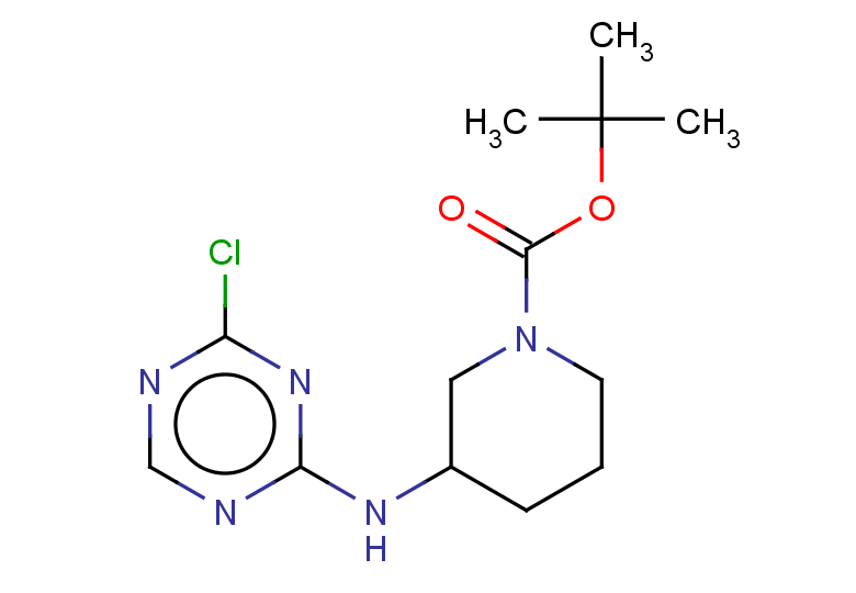 tert-butyl 3-[(4-chloro-1,3,5-triazin-2-yl)amino]piperidine-1-carboxylate