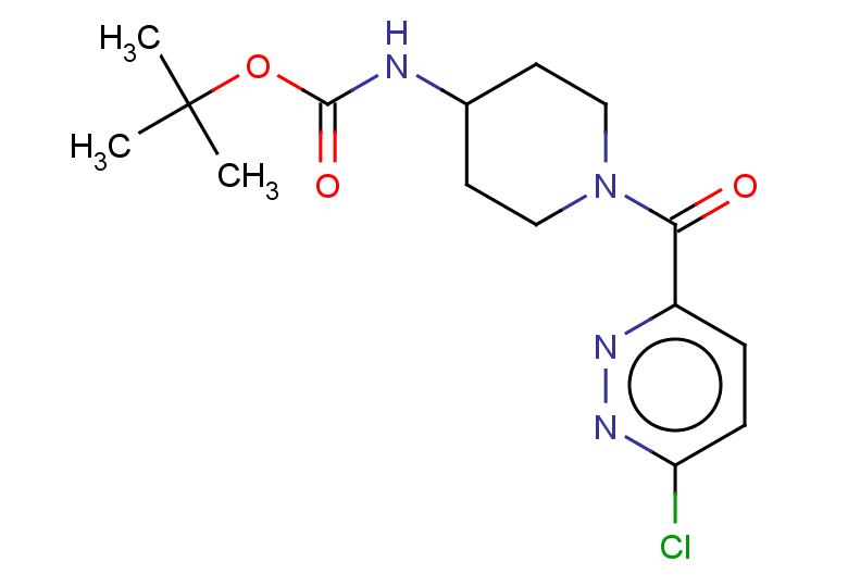 tert-butyl N-[1-(6-chloropyridazine-3-carbonyl)piperidin-4-yl]carbamate
