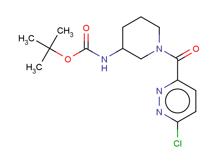 tert-butyl N-[1-(6-chloropyridazine-3-carbonyl)piperidin-3-yl]carbamate