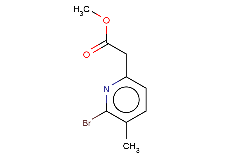 methyl 2-(6-bromo-5-methylpyridin-2-yl)acetate