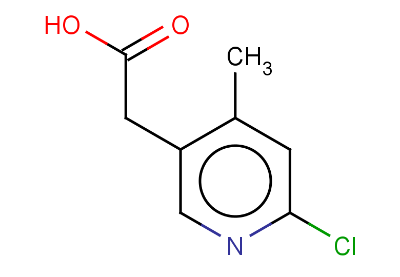 2-(6-chloro-4-methylpyridin-3-yl)acetic acid