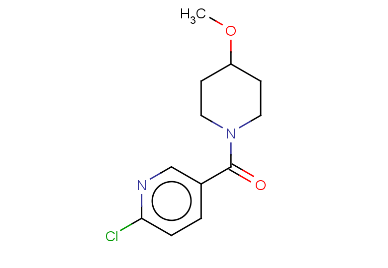 2-chloro-5-(4-methoxypiperidine-1-carbonyl)pyridine