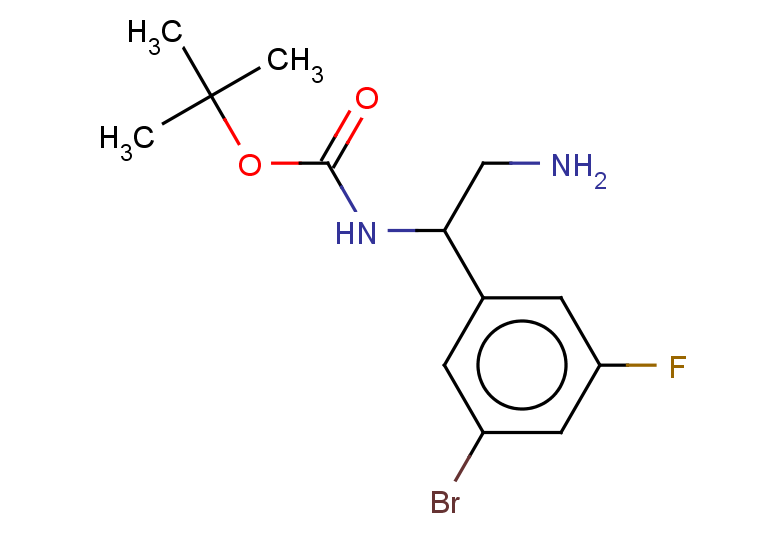 tert-butyl N-[2-amino-1-(3-bromo-5-fluorophenyl)ethyl]carbamate
