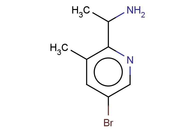 1-(5-bromo-3-methylpyridin-2-yl)ethan-1-amine