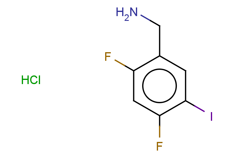 (2,4-difluoro-5-iodophenyl)methanamine hydrochloride