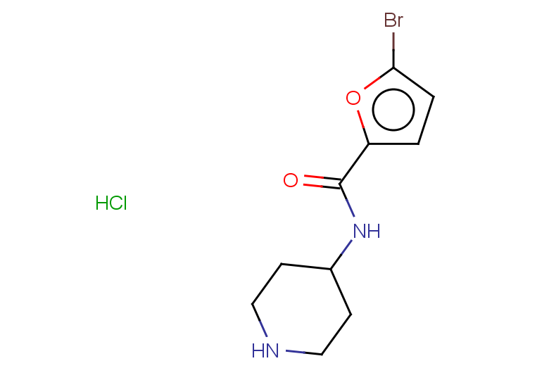 5-bromo-N-(piperidin-4-yl)furan-2-carboxamide hydrochloride