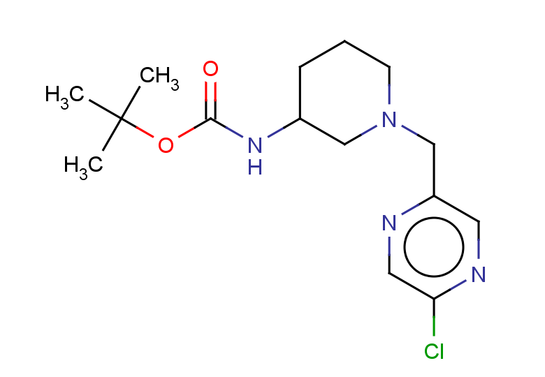 tert-butyl N-{1-[(5-chloropyrazin-2-yl)methyl]piperidin-3-yl}carbamate