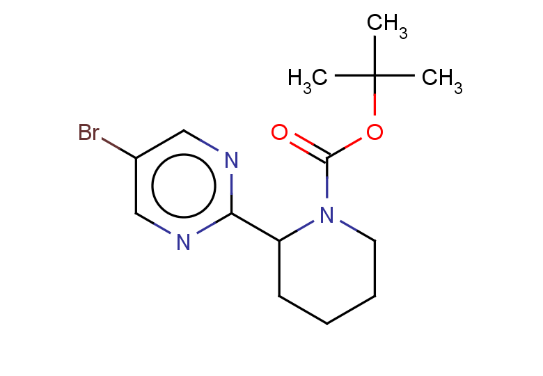 tert-butyl 2-(5-bromopyrimidin-2-yl)piperidine-1-carboxylate