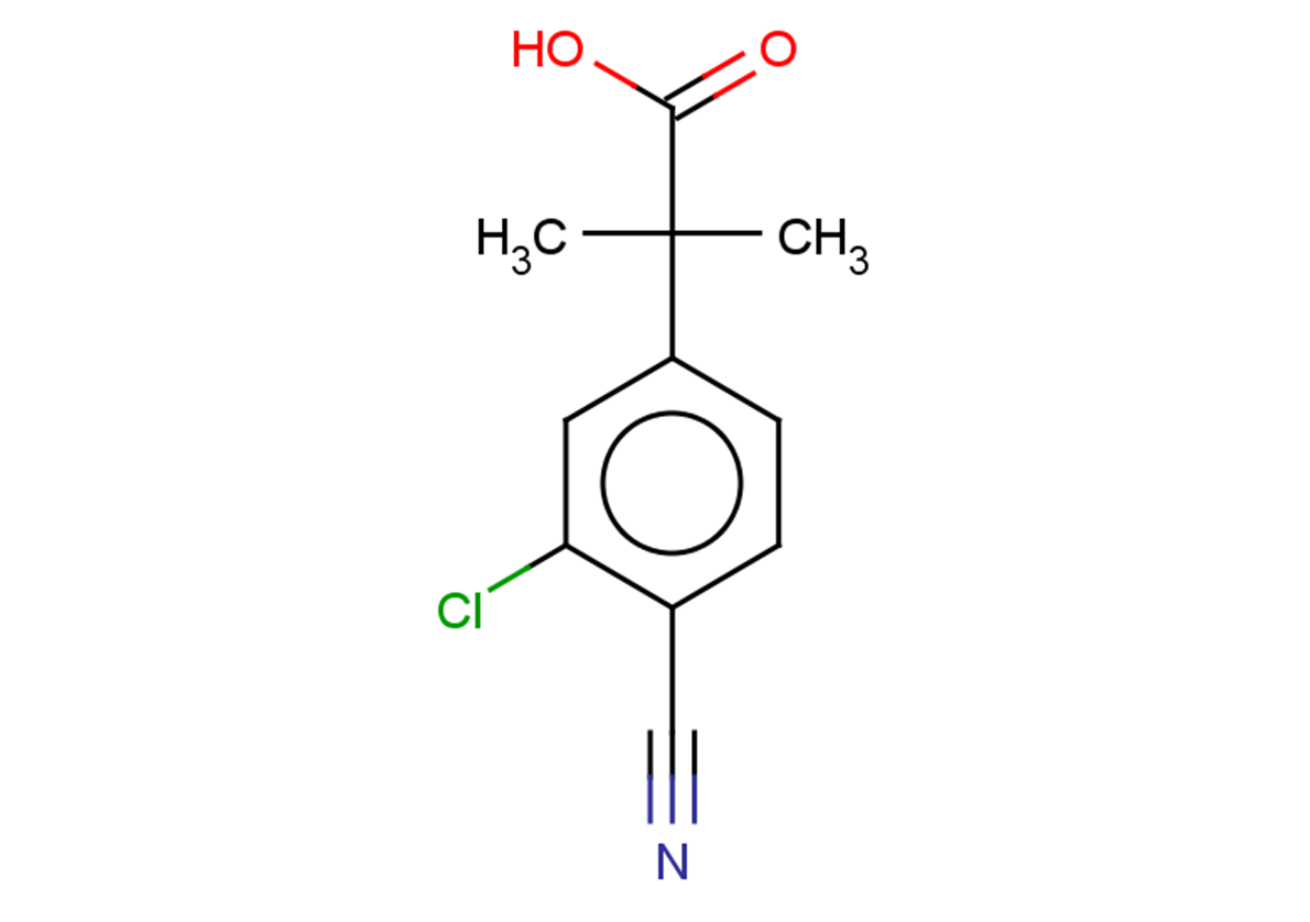 2-(3-chloro-4-cyanophenyl)-2-methylpropanoic acid