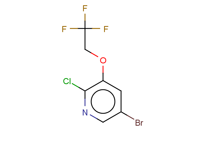5-bromo-2-chloro-3-(2,2,2-trifluoroethoxy)pyridine