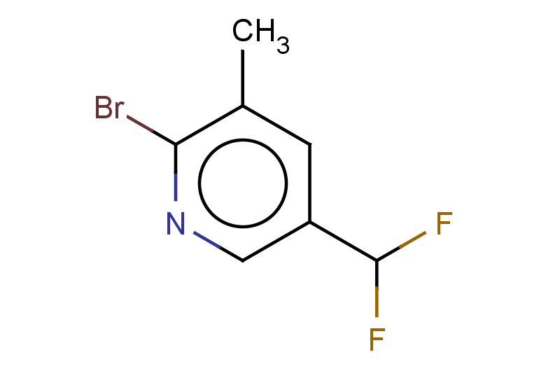 2-bromo-5-(difluoromethyl)-3-methylpyridine