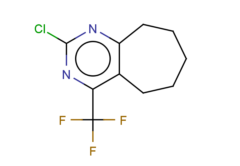 2-chloro-4-(trifluoromethyl)-5H,6H,7H,8H,9H-cyclohepta[d]pyrimidine
