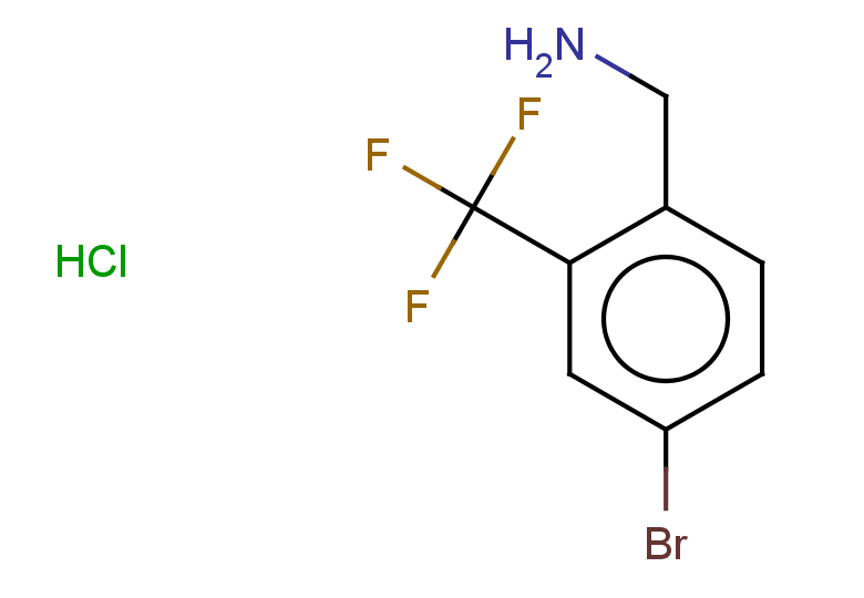 [4-bromo-2-(trifluoromethyl)phenyl]methanamine hydrochloride