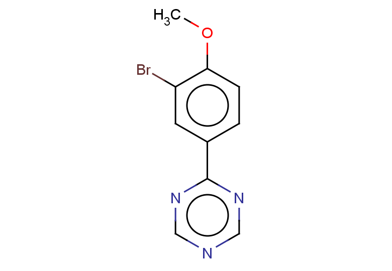 2-(3-bromo-4-methoxyphenyl)-1,3,5-triazine