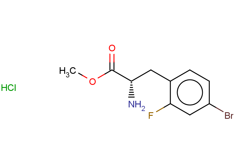 methyl (2S)-2-amino-3-(4-bromo-2-fluorophenyl)propanoate hydrochloride