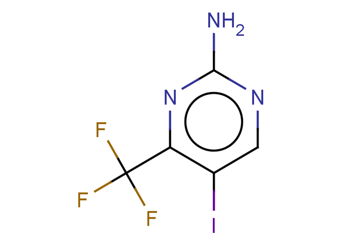5-iodo-4-(trifluoromethyl)pyrimidin-2-amine