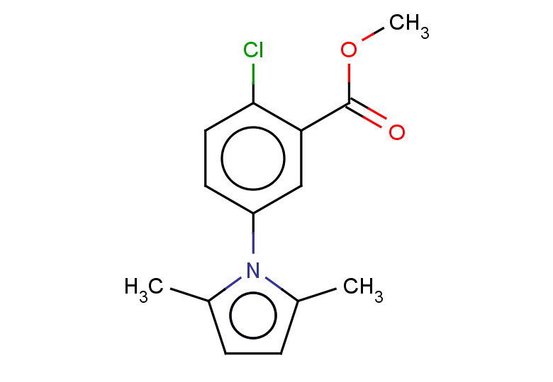 methyl 2-chloro-5-(2,5-dimethyl-1H-pyrrol-1-yl)benzoate