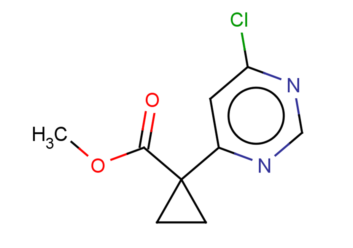methyl 1-(6-chloropyrimidin-4-yl)cyclopropane-1-carboxylate