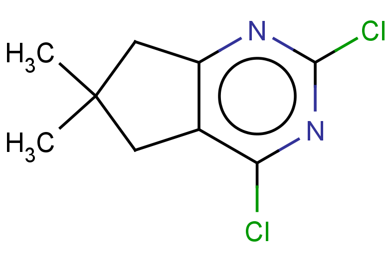 2,4-dichloro-6,6-dimethyl-5H,6H,7H-cyclopenta[d]pyrimidine