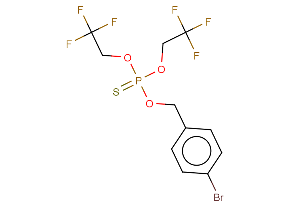 O-(4-bromophenyl)methyl O,O-bis(2,2,2-trifluoroethyl) phosphorothioate